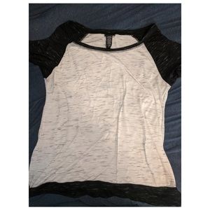Torrid black&white T-shirt